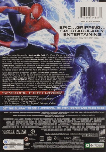 The Amazing Spider-Man 2 (DVD) - Picture 2 of 2