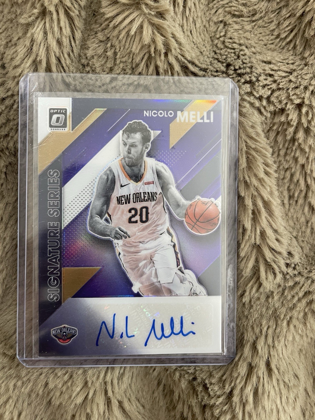 2019-20 Panini Donruss Optic Signature Series Nicolo Melli