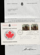 Canada to Switzerland  6c x2 Group of Seven REPLACEMENT or PRESENTATION FDC 1970