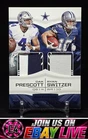 Dak Prescott Switzer 2017 Panini Rookies & Stars Team Dual Patch /49 Cowboy