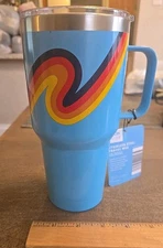 Aldi Gear Fall 2023 Blue Stainless Steel Travel Mug 28.74 Oz. New See All Pics 