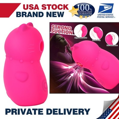 Cute Cat Shape Massager Sucking Vibator Clit Quiet Vibraters Sex Toys For Women