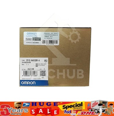 OMRON CP1E-N40SDR-A PLC CPU Unit Original New In Box DHL or FedEx