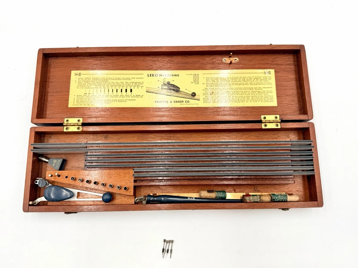 希少品　KEUFFEL & ESSER CO.製 ヴィンテージ刻字ツールセット KEUFFEL & ESSER Collectible Drafting Tools for sale | eBay