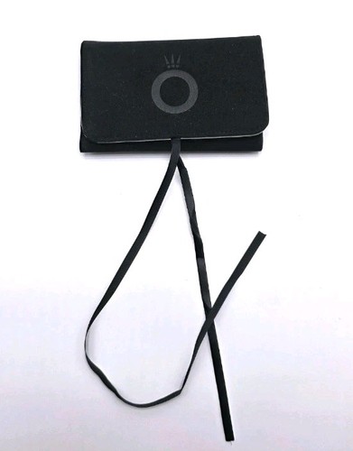 Pandora Black Flocked Jewelry Travel Roll Organizer NWOT