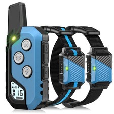 Dog Training Collar for 2 Dogs, Waterproof Dog Training Collar with Remote, 3...
