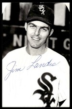 Jim Landis White Sox Signed Postcard RPPC Photo Auto JSA Pre-Cert *X287