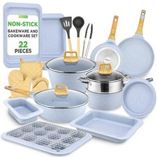 Nutrichef 22-Piece Cookware and Bakeware Set ...