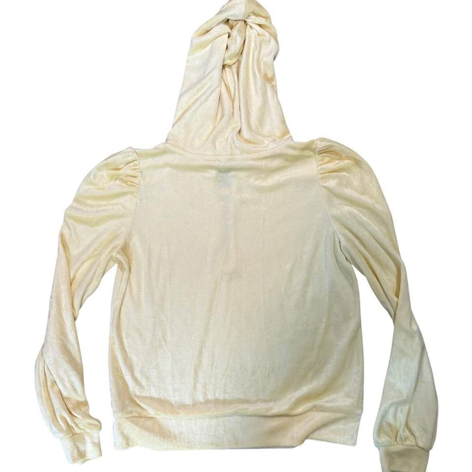 Sudadera con Capucha Generation Love Primrose Pequeña Amarillo Mantequilla Terciopelo Nueva con Etiquetas Pullover para Mujer Foto 3 de 4