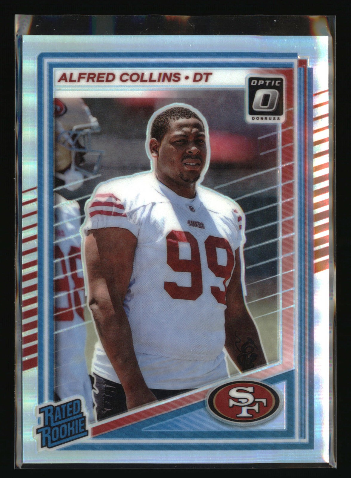 2025 Donruss #355 Alfred Collins Optic Rated Rookies Preview Holo