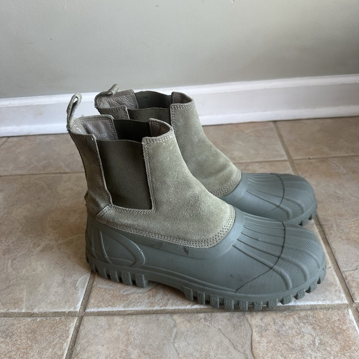 Diemme Balbi Burnt Moss Suede Rubber Waterproof Slip-on  display picture 2