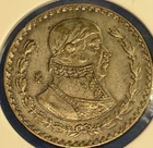 Photo of a 1962 Mexico Un Peso Silver from an eBay listing that sold on Jul 4, 2026
