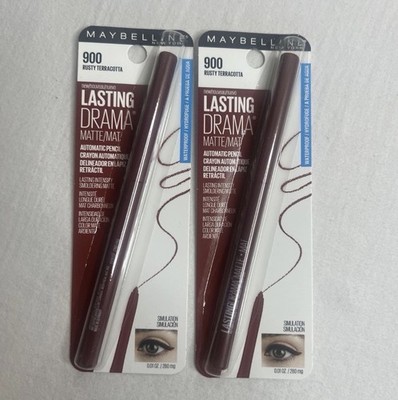 2 Maybelline Lasting Drama Matte Eyeliner  900 Rusty Terracotta Sealed