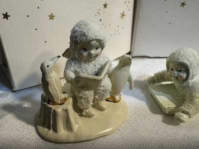 5 box sets snowbabies miniatures Department 56 with an extra tree