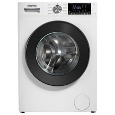 electriQ 8kg Washing Machine 1400rpm White Steam Quick Wash Quiet A-Rated