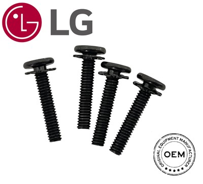 4 x Genuine LG TV Monitor Stand Bracket Wall Mounting Screws for