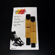 Sangles VTT Old School N.O.S "SPECIALIZED WEBFOOT" Jaune (Ref 02)