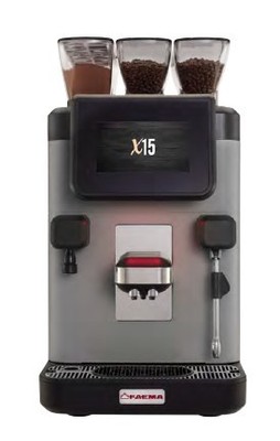 Faema X15 CS10 MILK PS SOLUBLES Super Automatic Espresso Machine with Soluble...
