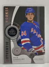 2021-22 Upper Deck SP Game Used - Retro Rookies Nils Lundkvist #R-74 431/999