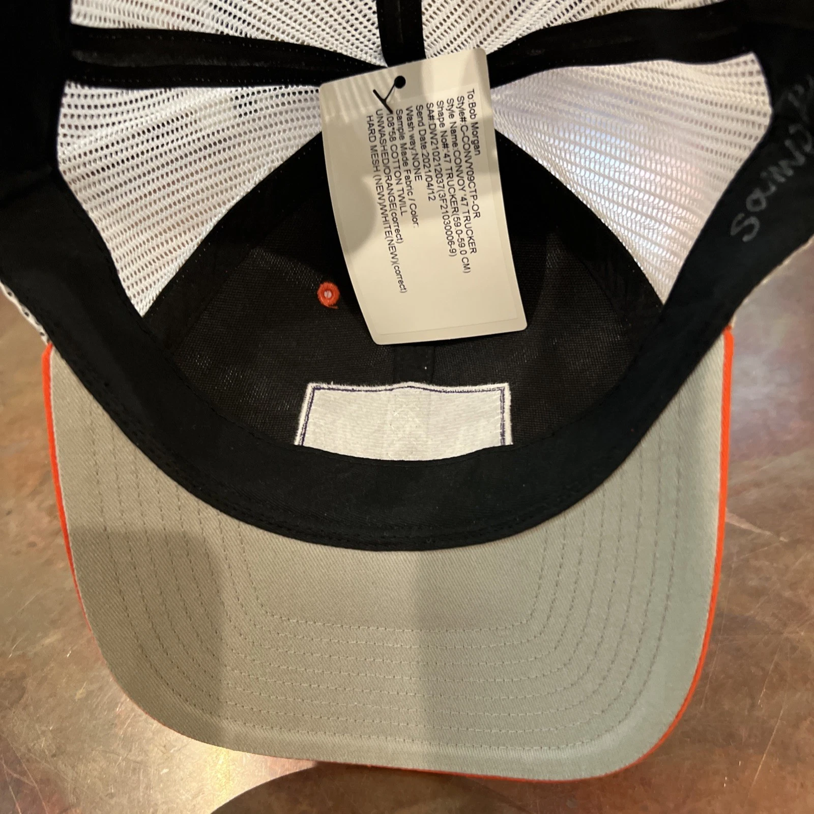 '47 Brand Clemson Tigers Trucker Snapback Orange White NWT - thumbnail 6