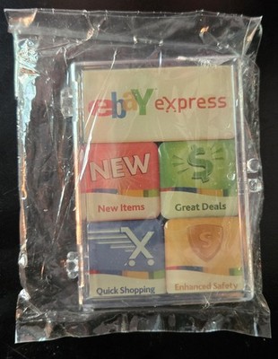 eBay Express   5-piece magnet set   employee promotional item   2006   NOS