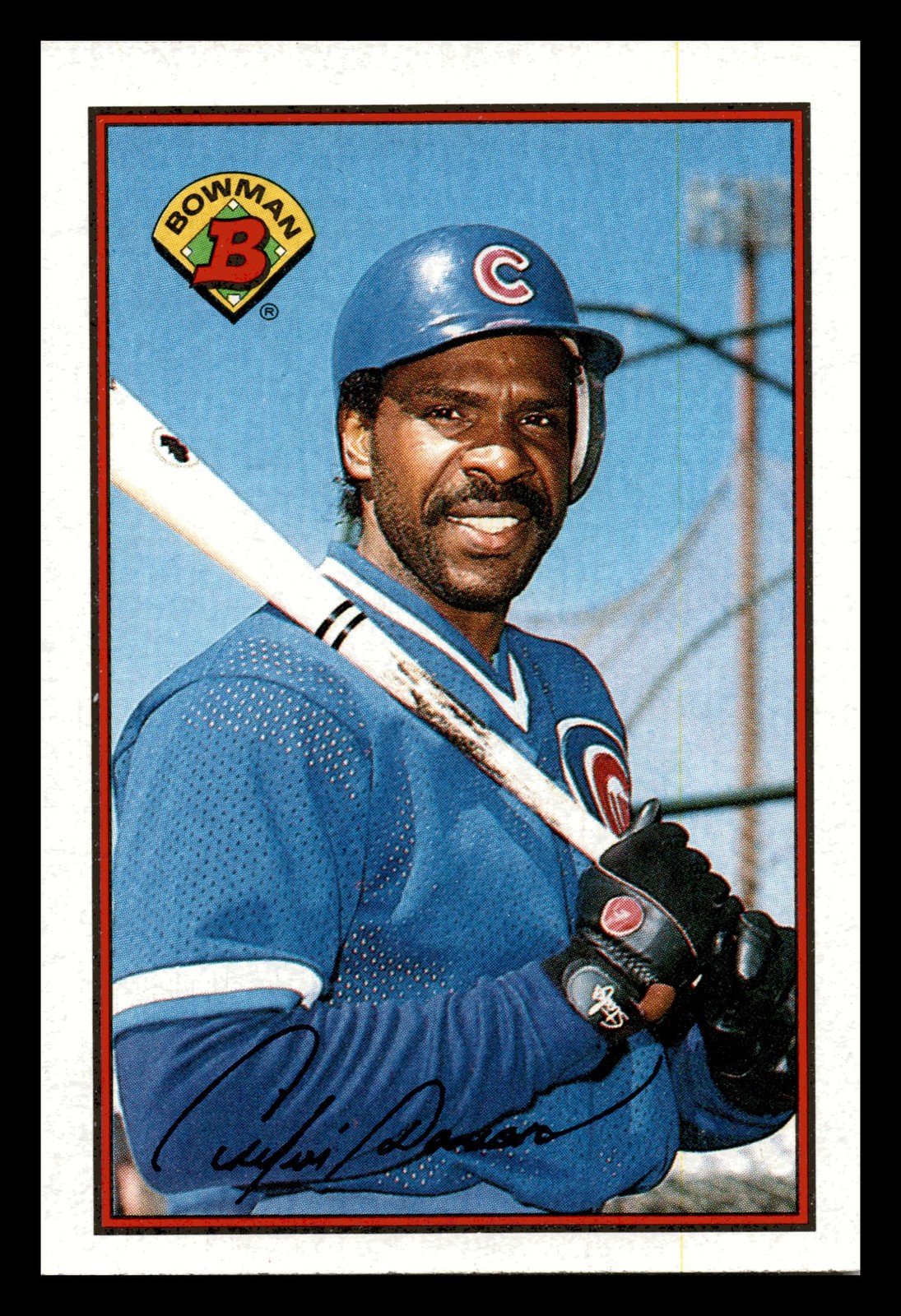 Andre Dawson 1989 Bowman #298 HOF Chicago Cubs NM-MINT