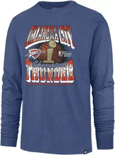 '47 Oklahoma City Thunder 2025 NBA Champions Men's 2XL Long Sleeve Franklin Tee