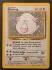 Rare, Holo Pokémon Base Set Chansey 3/102 (Shadowed, Unlimited, English)