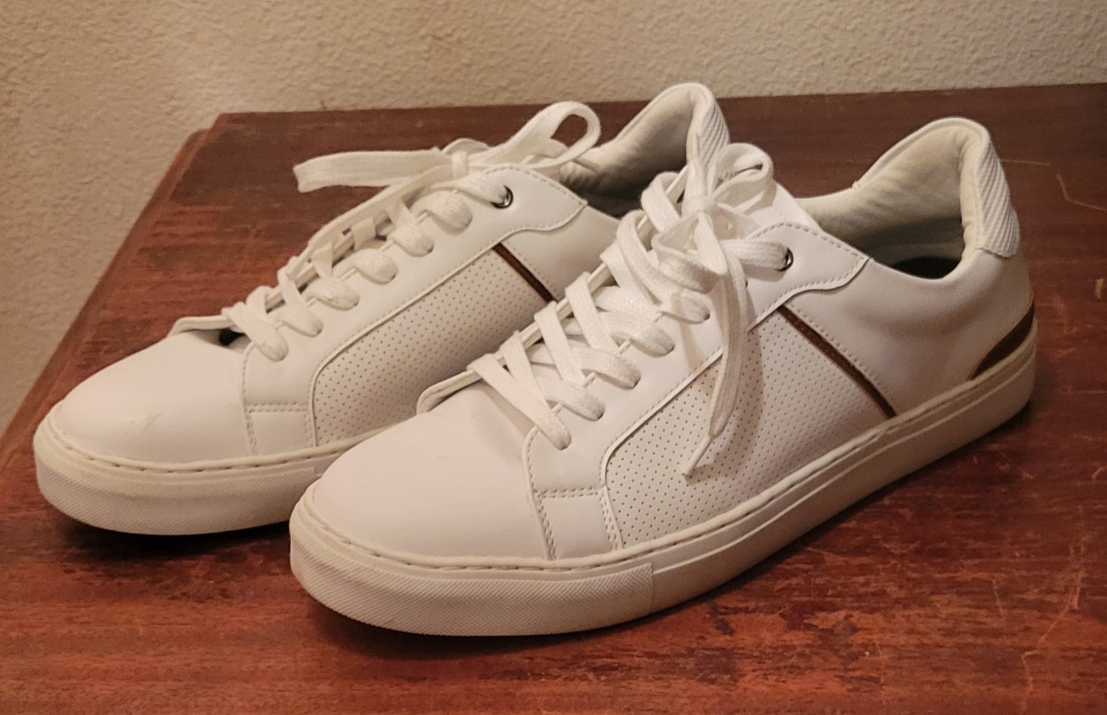 NEW Steve Madden Men's size 11 P-COOPR Court Sneaker Shoes White