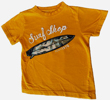 2013 GYMBOREE Gone Surfin' Surf Shop Surfboard Embroidered Applique Tee 6 Yrs