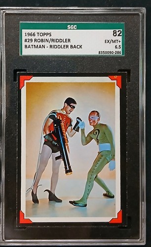 1966 Topps Batman Riddler Back #29 A Riddle for Robin — SGC 6.5
