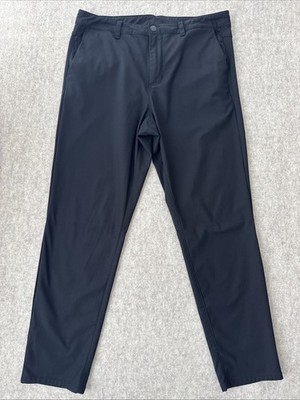 CUTS AO Slim Tapered Versaknit Pants Black Mens 33x32