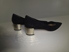 Tory Burch Olympia Star Block Heel Pump Black 10M (Fits Like 10.5) FREE SHIPPING — photo 2