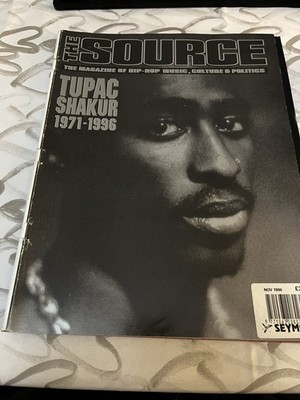 1996 THE SOURCE MAGAZINE DEDICATED TO TUPAC SHAKUR S PASSING 11/96 SEE PICTURES