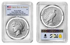 2025 S Peace Silver Dollar $1 Reverse Proof PCGS PR70 First Day of Issue #255,