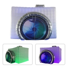 2.5m Inflatable Photo Booth LED Wedding Tent Camera Shape For Wedding Party