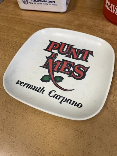 Portacenere Rendiresto PUNT E MES Vintage Home Decor Insegna Ashtray Plastic - Foto 2 di 7