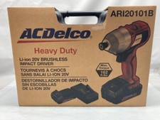 Acdelco 20v Brushless Cordless Li-ion 14 Impact Driver Tool Kit- Ari20101b-new Acdelco 20v Brushless Cordless Li-ion 14 Impact Driver Tool Kit- Ari20101b-new