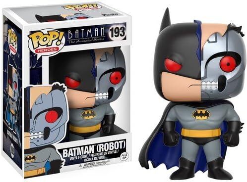 DC Comics Funko Pop 13645 Виниловая фигурка Бэтмена с анимацией Bta, фигурка робота-Бэтмена
