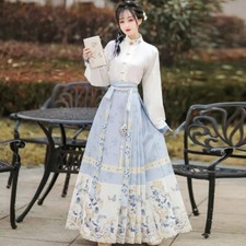 Hanfu Set Skirt Chinese Costume Horse Face Skirt Chinese Ancient Dress Cosplay