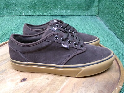 Vans Atwood Shoes Mens Size 10 Brown Suede Lace Up Casual Low Top Skate Sneakers Unboxing/Overview | Brown Marshmellow | Vans Men main image 4