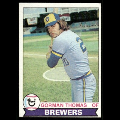 1979 Topps - Gorman Thomas #376 Milwaukee Brewers   Baseball Card
