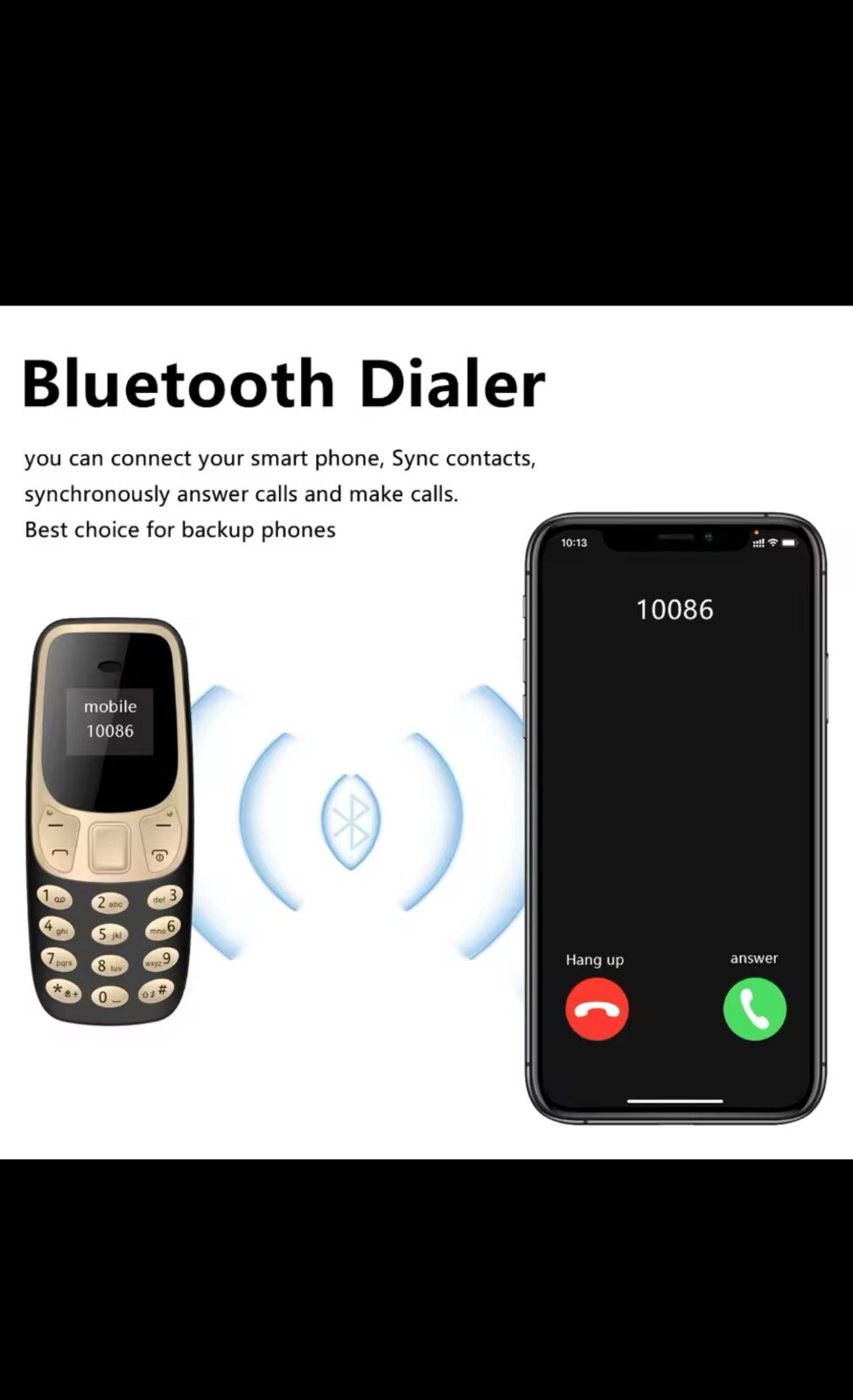 Mini téléphone portable double SIM à haute performance et autonomie renforcée
