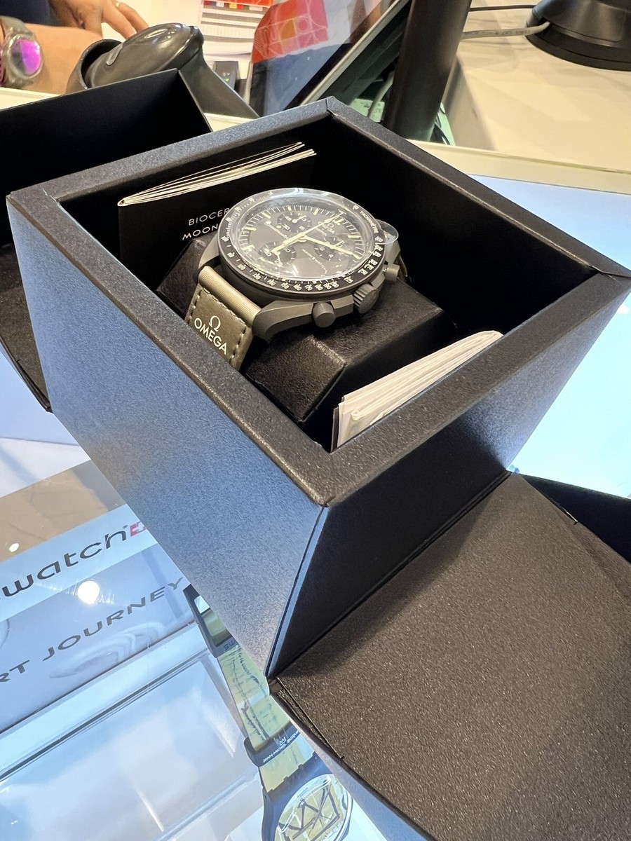 OMEGA x Swatch Speedmaster MoonSwatch Gray Men's Watch - SO33A100