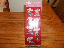 Vintage Strawberry Shortcake Stickers Stickety-Doo-Da 3 Sheets ea. Pack 
