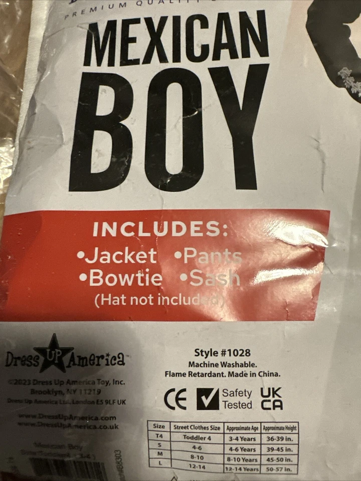 Fantasia tradicional mariachi para crianças Dress-Up-América - Vestir mexicano 3/4 - Imagem 2 de 4