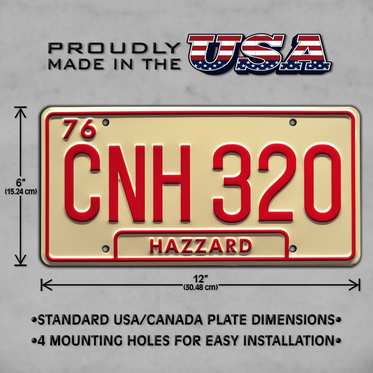 Dukes of Hazzard | General Lee | Georgia CNH 320 | STAMPED Prop