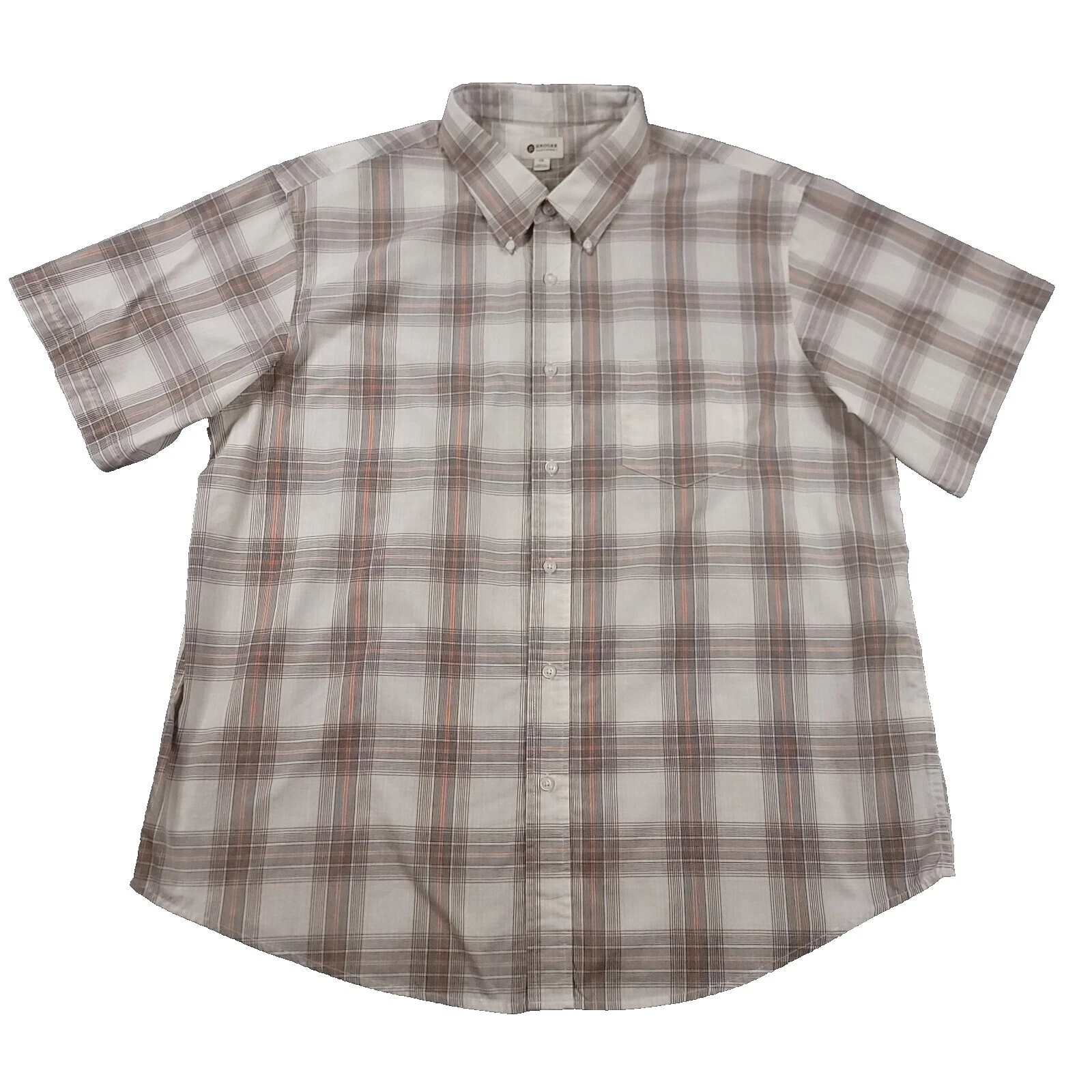 Camisas de vestir marrón Haggar para hombres