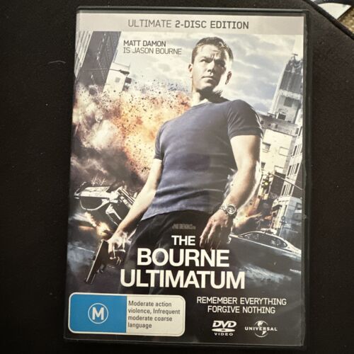 The Bourne Ultimatum DVD (Region 2,4) VGC Ultimate 2 Disc Edition Matt Damon - Picture 1 of 2