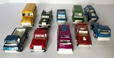 Lot of 10 Circa 1970s Tootsietoy Diecast Metal Cars and Trucks